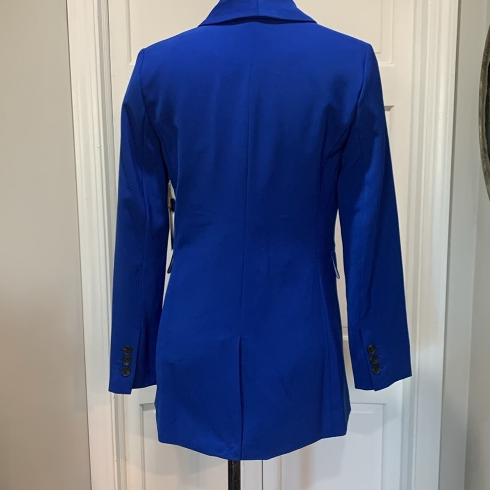 CeCe sz 2 royal blue double breasted NWT blazer - Picture 4 of 10